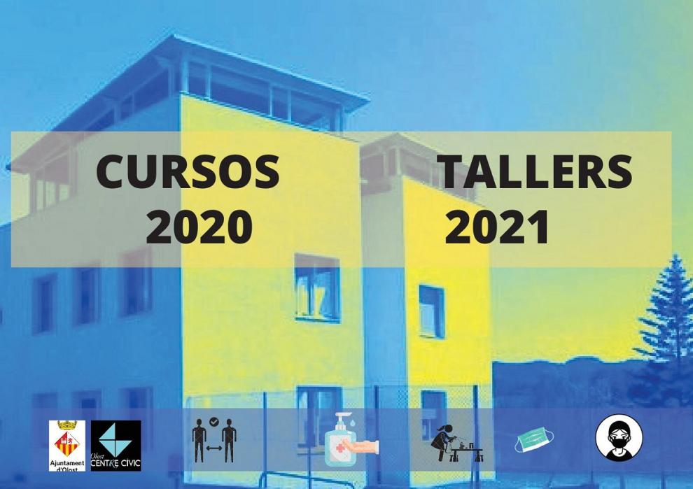 Graella de cursos i tallers que es realitzaran al Centre Cívic pel curs 2020-2021